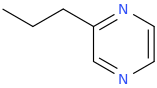 Propylpyrazine molecular structure
