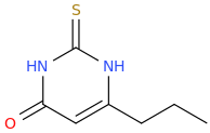 Propylthiouracil molecular structure
