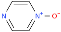 Pyrazine N-oxide molecular structure