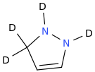 Pyrazole-d4 molecular structure