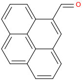 Pyrene-4-carbaldehyde molecular structure
