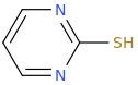 Pyrimidine-2-thiol molecular structure