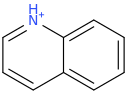 Quinolinium molecular structure