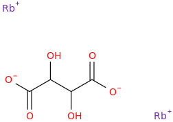 RUBIDIUM TARTRATE molecular structure