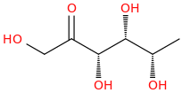 Rhamnulose molecular structure