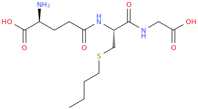 S-BUTYLGLUTATHIONE molecular structure