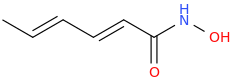 SORBOHYDROXAMIC ACID molecular structure