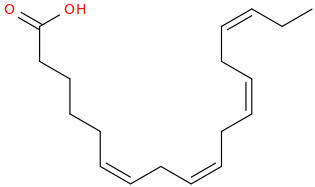 STEARIDONIC ACID molecular structure