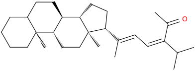 STIGMASTADIENONE molecular structure
