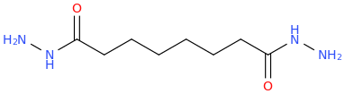 SUBERIC DIHYDRAZIDE molecular structure