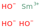 Samarium trihydroxide molecular structure
