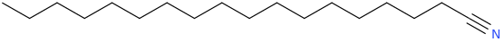 Stearonitrile molecular structure