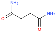 Succinamide molecular structure