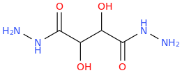 TARTARIC DIHYDRAZIDE molecular structure