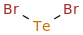 TELLURIUM DIBROMIDE molecular structure