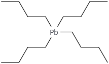 TETRABUTYLLEAD molecular structure