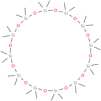 TETRACOSAMETHYLCYCLODODECASILOXANE molecular structure