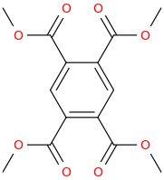 TETRAMETHYL PYROMELLITATE molecular structure