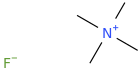 TETRAMETHYLAMMONIUM FLUORIDE molecular structure