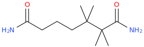 TETRAMETHYLPIMELAMIDE molecular structure