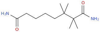 TETRAMETHYLSUBERAMIDE molecular structure