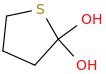 THIOLANEDIOL molecular structure