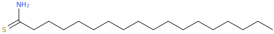 THIOOCTADECANAMIDE molecular structure