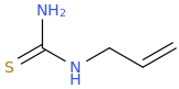 THIOSINAMINE molecular structure
