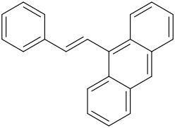 TRANS-9-STYRYLANTHRACENE molecular structure