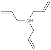 TRIALLYLSILANE molecular structure
