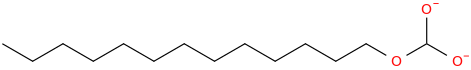 TRIDECYLORTHOFORMATE molecular structure
