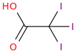 TRIIODOACETIC ACID molecular structure