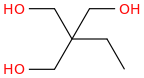 TRIMETHYLOLPROPANE molecular structure