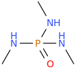 TRIMETHYLPHOSPHORAMIDE molecular structure