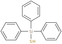 TRIPHENYLSILANETHIOL molecular structure
