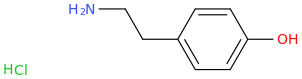 TYRAMINE HYDROCHLORIDE molecular structure