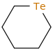 Tellurane molecular structure