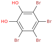 Tetrabromopyrocatechol molecular structure