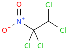 Tetrachloronitroethane molecular structure