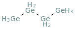 Tetragermane molecular structure