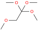 Tetramethoxyethane molecular structure