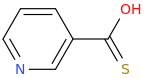 Thionicotinic Acid molecular structure