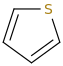 Thiophene molecular structure