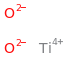 Titanium oxide molecular structure