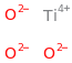 Titanium trioxide molecular structure