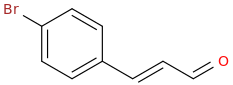 Trans-4-bromocinnamaldehyde molecular structure