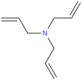 Triallylamine molecular structure
