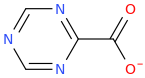 Triazinate molecular structure
