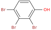 Tribromophenol molecular structure