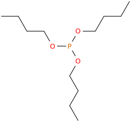 Tributyl phosphite molecular structure